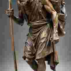 “Burden of Time – Elder Wanderer Sculpture”