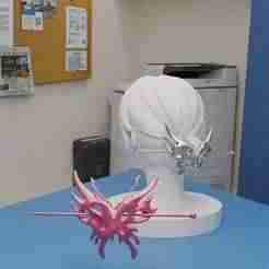 Butterfly hairpin