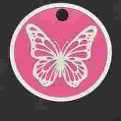 butterfly keychain