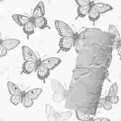 Butterfly | Organic Debossed Pattern Roller for Clay | Butterfly (varied depths) 3D Print Design | Horizontally Tileable