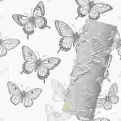 Butterfly | Organic Embossed Pattern Roller for Clay | Butterfly (varied depths) 3D Print Design | Horizontally Tileable
