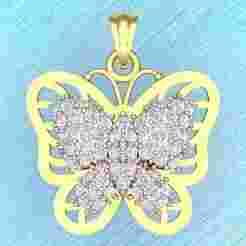 Butterfly pendant - Womens pendant - N916014