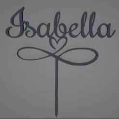 Cake Topper Isabella