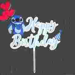 Cake topper stitch