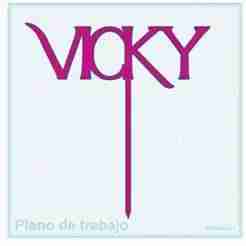 Cake Topper Vicky