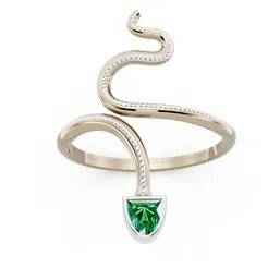 Calf cut Stone Head Snake Rope RingCalf cut Stone Head Snake Rope Ring