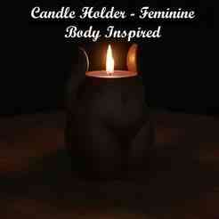 Candle Holder – Feminine Body Inspired Design