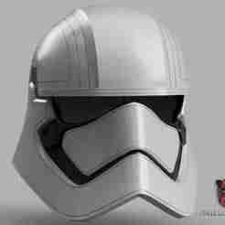 Captain Phasma Helmet TFA TLJ Star Wars 1:1 Replica Cosplay