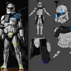 Captain Rex - Star Wars | Cosplay Armor - EVA Foam Template (PDO + PDF)