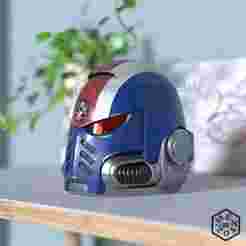 captain titus helmet 3D print model