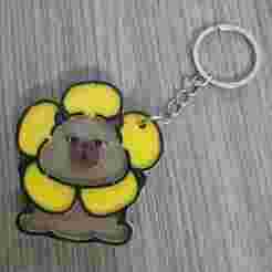 Capybara cute flower