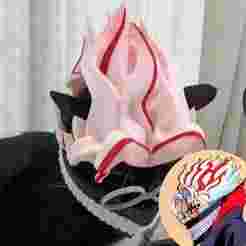 Cat cosplay helmet, cat anime cosplay mask 'Okarun' from Dandadan