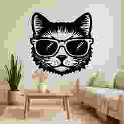 Cat2 - Wall Art Multicolor