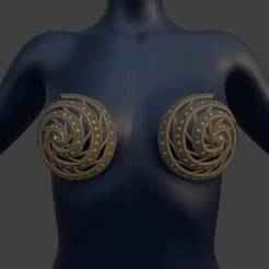 Celestial Spiral Bra Cups (Cups Only)