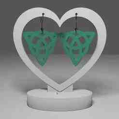 Celtic knot symbol earrings