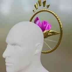 Chaos hairpin, heart, monocle, shoulder, buttons for cosplay HADES