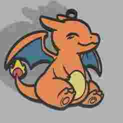 Charizard Keychain - Pokemon
