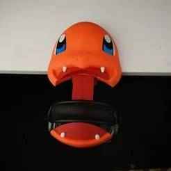Charmander Headphone Holder