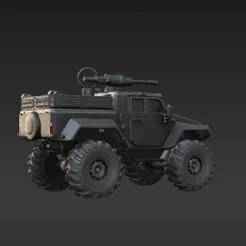 "Charon" Heavy ATV - 28mm Grimdark Combat Vehicle