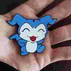 Chibimon keychain