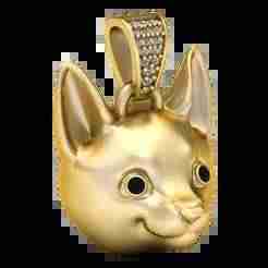 Chihuahua Dog Pendant 3D Printable Model