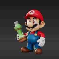 Chilled-Out Video Game Plumber with Special Pipe