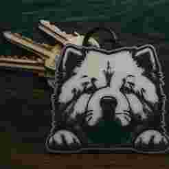 Chow Chow keychain
