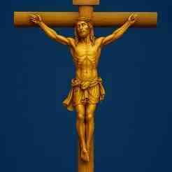 ✝️Christ Crucifix - Religious Sculpture STL✝️