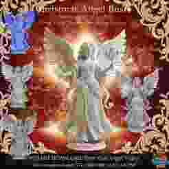 Christmas Angel Bust: The Messenger of Light 3D Model