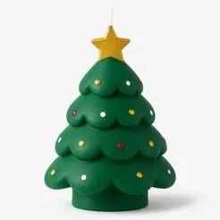 CHRISTMAS TREE - CANDLE / CANDLE