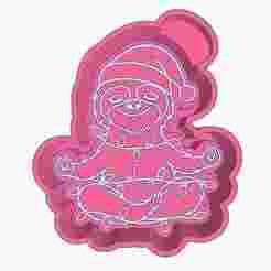 Christmas Zen Sloth Freshie STL
