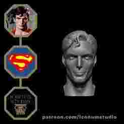 Christopher Reeve as Superman – 3D Printable Bust STL & OBJ