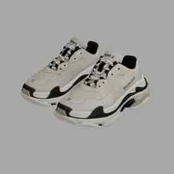 Chunky Tread: 3D Printable Designer Sneakers