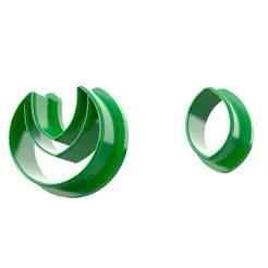 Circle with Teardrop Stud Polymer Clay Cutters | 3D Printable Model