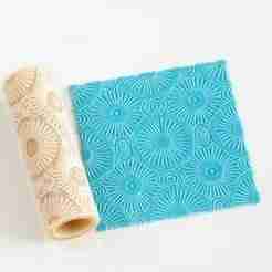 Circular Line Mandala Texture Roller no.1