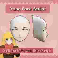 Clamshell Kig Add-on: Yang Face Sculpt (Neutral & Smirk Face Options)