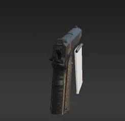 Classic 1911-Style Pistol Prop - Multi-Part Cosplay Replica Kit