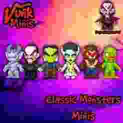 Classic Monsters Mini Pack MultiColor Flexis