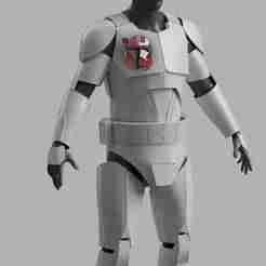 Clone Trooper Armor Phase 2 Animated TCW Star Wars Cosplay 1:1