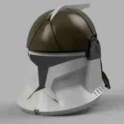 Clone Trooper Helmet AT-TE The Clone Wars Phase 1 Gunner TCW
