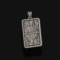 Club Jack playing card pendant light
