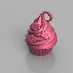 colgante de cupcake