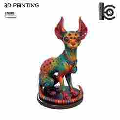Cosmic Eyed Sphynx - The Watcher Cat
