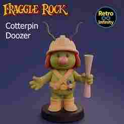 Cotterpin Doozer - Fraggle Rock 3D figure Retro Infinity style (90mm) : vinyl collectible