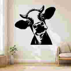 Cow Meme - Wall Art Multicolor