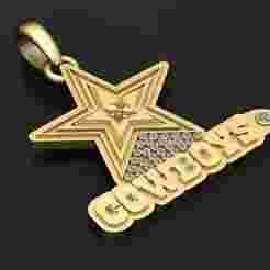 cowboys pendant
