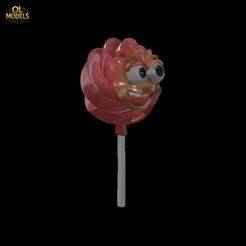 Crazy Lollipop Figure 3D Model
