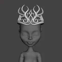 Crown for Monster High or Ever After High dolls, Bjd