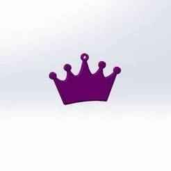 Crown Keychain – Royal 3D Printable Accessory