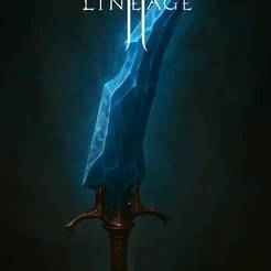 Crystal Dagger from Lineage 2 - 3D Printable Model